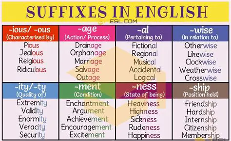 The Role of Suffixes in Shaping Pronunciation