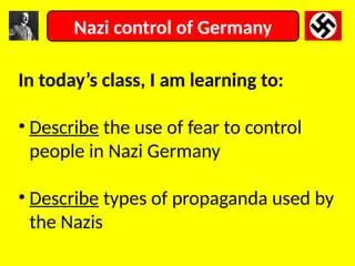 The Use of Fear to Control People
