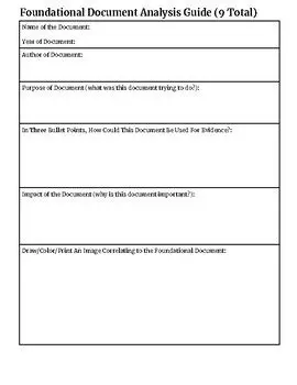 This foundational document