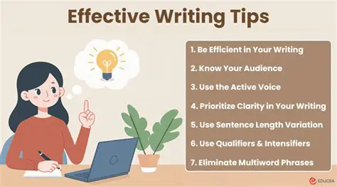 Tips for Effective Writing