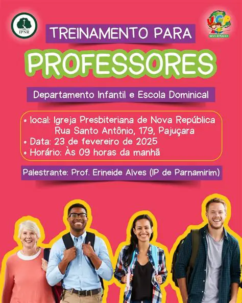 Treinamento para professores