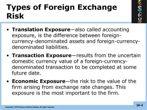 Types of Foreign Exchange Risk