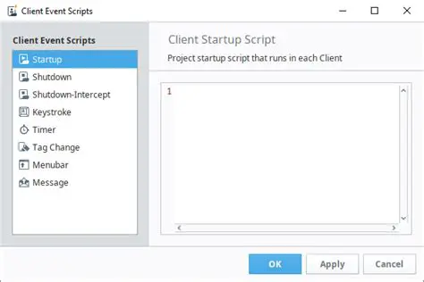 Understanding Client and User Event Scripts