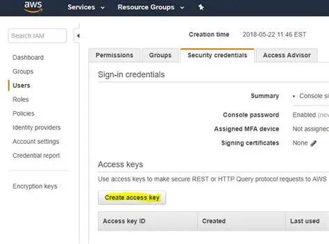 Understanding Console and Access Key Access