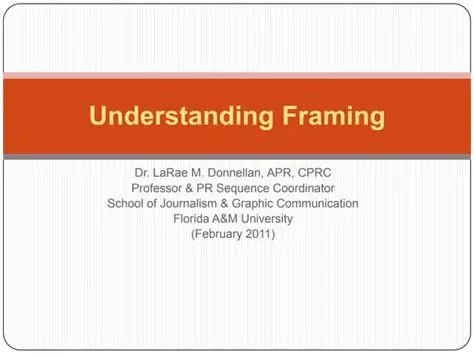 Understanding Framing Analysis