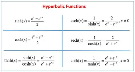 Understanding Hyperbolic Functions