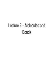 Understanding Molecules and Bonds