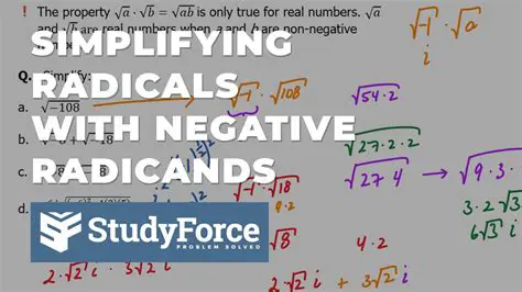Understanding Negative Radicands