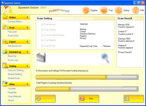 Understanding Spyware Seizer 2007
