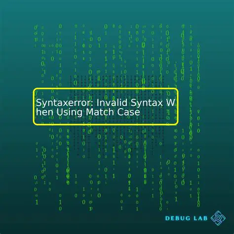 Understanding Syntax Match