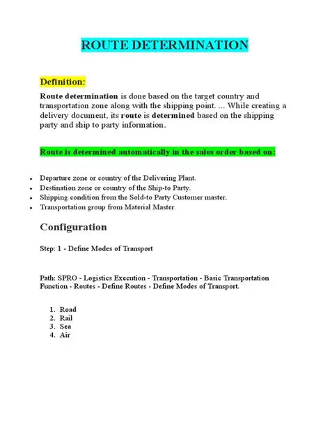 Understanding the Importance of Shortest Route Determination