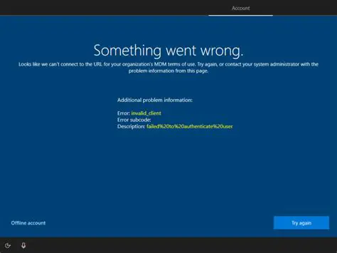 Understanding the Invalid Client Error