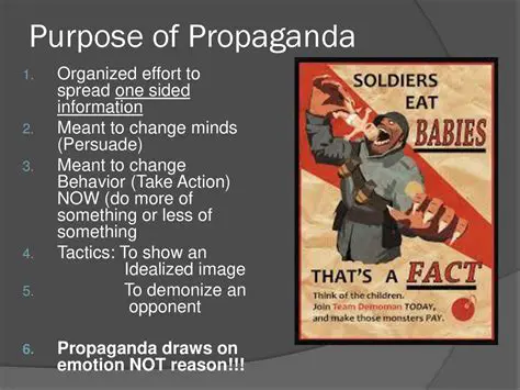 Understanding the Purpose of Propaganda