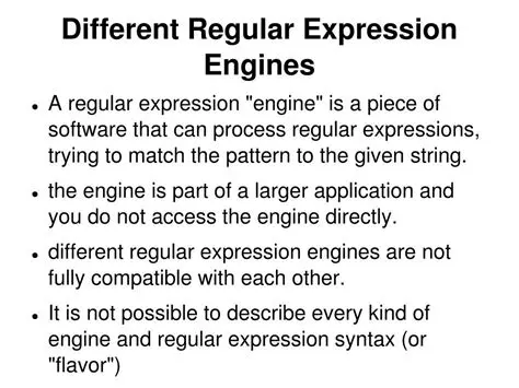 Use a different regular expression engine