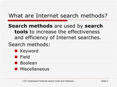 Use a different search method