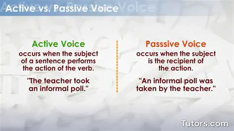Use active voice instead of passive voice