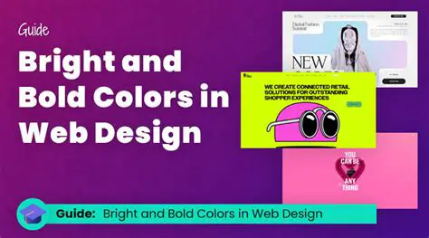 Use bright and bold colors