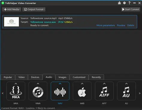 Use Free MP3 to WAV Converters