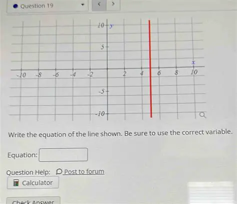 Use the correct equation form