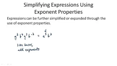 Using Exponent Properties to Simplify Further