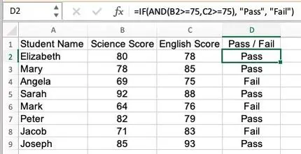Using Multiple AND Conditions