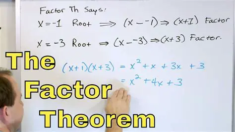 Using the Factor to Find the Other Factor