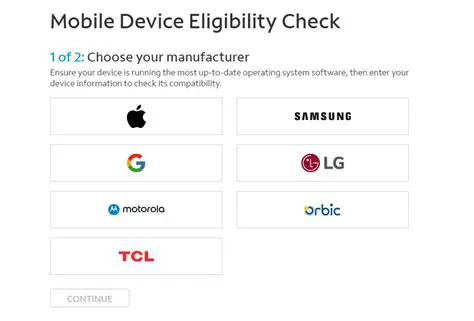 Verify the device compatibility