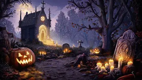 What to Expect from the Haunted Cemetery Halloween 3D Screensaver