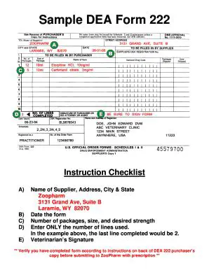 Why DEA Form 222 is Essential