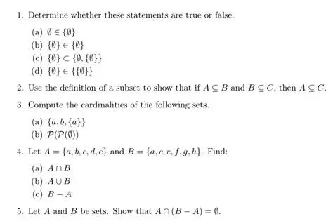 Why These Statements Are True or False