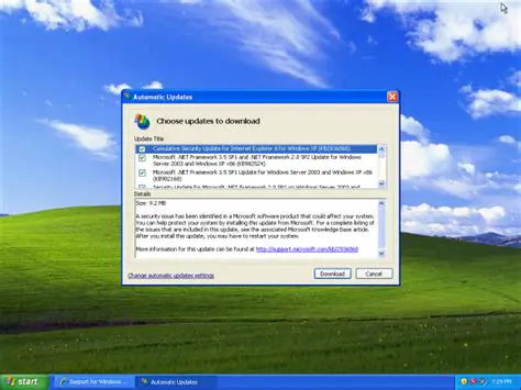 Windows XP Security Updates